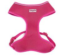 Ancol Viva - Arnés Ligero y Transpirable Acolchado para Perro, de Malla, cómodo, Color Rosa, arnés de Malla Reflectante con Ajuste Ajustable, XS 28-40 cm