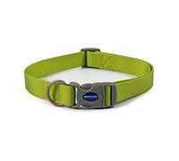 Ancol Viva - Collar de Perro Ajustable de Ajuste rápido, Color Lima, Resistente a la Intemperie, Tejido de poliéster para Mascotas, 45-70 cm, Talla 5-9