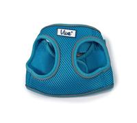 Ancol Viva Step In - Arnés para Perro en Color Azul, Banda Reflectante Transpirable, Accesorio Resistente a la Intemperie, cómoda Correa para Caminar para Cachorros, 30-36 cm, Talla XS