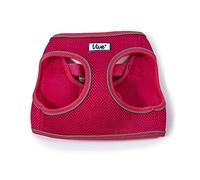 Ancol Viva Step In - Arnés para Perro en Color Rosa, Banda Reflectante Transpirable, Accesorio Resistente a la Intemperie, cómoda Correa para Caminar para Cachorros, 30-36 cm, Talla XS
