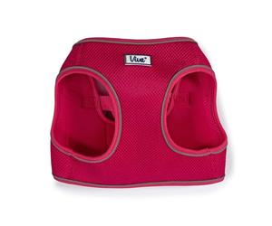 Ancol Viva Step In - Arnés para Perro en Color Rosa, Banda Reflectante Transpirable, Accesorio Resistente a la Intemperie, cómoda Correa para Caminar para Cachorros, 46-54 cm, Mediano