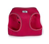 Ancol Viva Step In - Arnés para Perro en Color Rosa, Banda Reflectante Transpirable Resistente a la Intemperie, Accesorio para Mascotas, cómoda Correa para Caminar para Cachorros, Talla 54-60, Grande