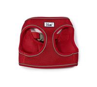Ancol Viva Step in Comfort - Arnés para Perro con Tela de Malla de Aire, Color Rojo, Reflectante, Ajustable, Accesorio de Entrenamiento para Mascotas, 41-47 cm, Talla S/M