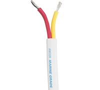 ANCOR Safety Duplex Cable 14/2AWG (2X2MM²) White, Flat 250FT