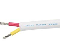 ANCOR Safety Duplex Cable 14/2AWG (2X2MM²) White, Round 100FT
