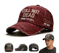 Ancora Non morto berretto, AIN 't morto Ancora Cappello - Divertente dicendo berretti da Baseball umoristici, Cappello papà Vintage Pausa angosciato per uomini Donne (B 1PC)