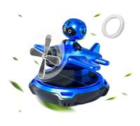 Ancsttu Ambientador para coche, aromaterapia giratoria con energía solar, helicóptero creativo, difusor automático para escritorio, dormitorio, escuela