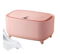 Ancsttu Calentador de toallitas húmedas, calentador de toallitas de pañales, carga USB, suministros para bebés, caja de aislamiento con calefacción uniforme para guardería, coche, piel sensible