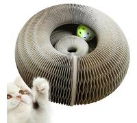 Ancsttu Juguete de acordeón Cat Scratch, Magic Organ Scratcher, Juguete de Gato Interior Interactivo, Herramienta de Juego de Mascotas Multifuncional para Ejercicio físico, Plataforma de rascador de