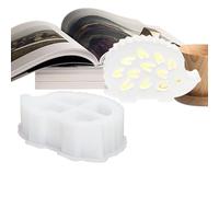 Ancsttu Molde De Animales Para Resina,Molde para Figura 3D de Erizo | Herramienta Para Manualidades De Yeso Cemento Reposteria Velas Para Adultos Y Niños | Para Pasteles Caramelos Comida Helada