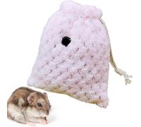 Ancsttu Outgoing Pig Draw Guinea Bag - Jaula de algodón cálido con deslizador de azúcar - Cómoda bolsa de transporte portátil con ventilación transpirable para hámster, conejillo de indias, marmosets