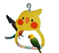 Ancsttu para Loros - Juguete Colgante para Loros en Jaulas - Decoración de Hábitat con Accesorios para Masticar,Ejercitador de Pico para Masticar y Decoración de Madera para Hábitat de Cotorras,