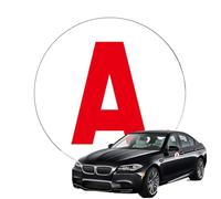 Ancsttu Placa Conductor Novato - Letra A Aprendiz Conducción para Coche | Accesorio Automotriz Desmontable para Mujeres Adolescentes Estudiante De Conducción