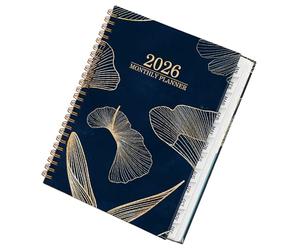 Ancsttu Planificador mensual 2026 | Bloques grandes de flores con fechas | Calendario 2026, planificador mensual, para escuela, académico, profesor, estudiante, aula, oficina, trabajo, planificación