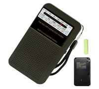 Ancsttu Radio Portátil - Radio Portátil para Camping con Pilas,Herramienta de Alerta Meteorológica y Accesorios de Supervivencia para Senderismo Escalada y Excursionismo