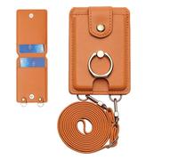 Ancsttu Soporte para Tarjeta de teléfono, Soporte para Tarjeta de teléfono Celular - Seelve de Bolsillo para - Cartera Adhesiva para Multiusos Resistente al Agua con 2 Ranuras para