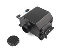 Ancsttu Tanque de expansión de desbordamiento del radiador de refrigerante,Tanque de radiador de refrigerante, de desbordamiento con diseño antifugas, Depósito de expansión con tapa de sellado