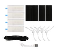 Ancyen Busto principal, Rodillos Cepillos Lados Busto Filtro HEPA para 360 S6 Robot Aspirador Partes y Accesorios