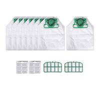 Ancyen Juego de 8 bolsas VK200 FP200 para aspiradoras Kobold VK200 + 2 filtros HEPA + 12 fragancias