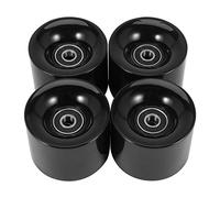 Ancyen Paquete de 4 ruedas de monopatín de 60 mm + rodamientos ABEC-9 de acero y rueda espaciadora Cruiser