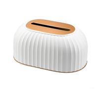 and Clean Design Nordic Tissue Box Holder Adecuado para varios entornos, desde hogares hasta oficinas (blanco)