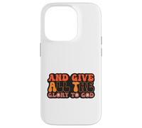 and Give All The Glory to God for Basketball Sport Lovers Carcasa para iPhone 14 Pro