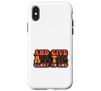 and Give All The Glory to God for Basketball Sport Lovers Carcasa para iPhone X/XS