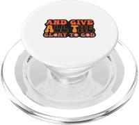 and Give All The Glory to God for Basketball Sport Lovers PopSockets PopGrip para MagSafe