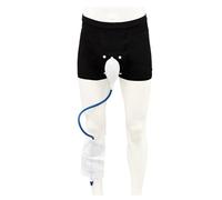 and Innovative - Calzoncillos para incontinencia para hombre con orinal extraíble y bolsa de silicona para una gestión eficaz de fugas