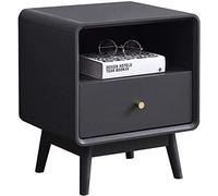 and Lamp Table Drawers with Handles and Open Front Shelf Storage Compartment Home Sofa Bedside Table Storage Box (Color : D) (A)