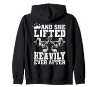 and She Lifted Heavily Ever After Workout Sudadera con Capucha