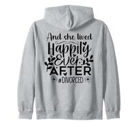 and She Lived Happily Ever After Divorced In My Divorced Era Sudadera con Capucha