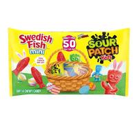 and SWEDISH FISH Mini Soft & Chewy Easter Candy Variety Pack, 50 Snack Packs
