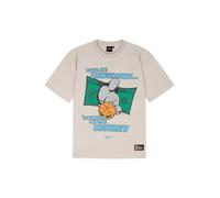 AND1 Camiseta 'Auf Dem Geld' azul cielo / greige / lima / naranja M EUR