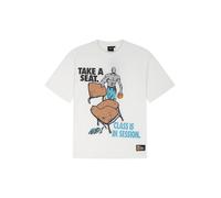 AND1 Camiseta 'Class Is In Session Trash Talk' azul claro / caramelo / negro / blanco S azul claro / caramelo / negro / blanco