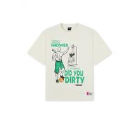 AND1 Camiseta 'Did You Dirty Trash Talk' ecru / amarillo / verde / negro S ecru / amarillo / verde / negro