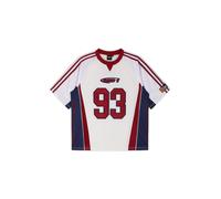 AND1 Camiseta 'Respect The Game' ecru / azul oscuro / rojo vino / blanco XXS ecru / azul oscuro / rojo vino / blanco