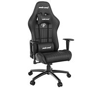 Anda Seat Jungle Pro Silla de Juegos - Sillas de Escritorio de Oficina Ergonómicas, Silla Gamer Reclinable para Videojuegos - Silla de Juegos de Cuero PVC Negro Mediana para Adultos
