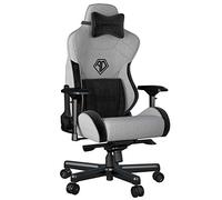 Anda Seat T Edition Pro Gaming Grey & Black-Premium Office with Lumbar Back Support Desk Chair-Ergon Silla de Juegos, Aluminio, Gris, X-Large (AD12XLLA-01-GB-F)