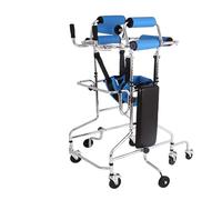 Andadera para Adulto con Asiento, Andador de 8 Ruedas para Personas Mayores Ayuda para Entrenamiento y Asistencia en Apoplejía y Hemiplejia de Miembros Inferiores - Altura Aplicable 59-72in