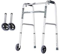 Andador Andador Andador Andador estándar Auxiliar Ayuda para fracturas Reposabrazos para personas mayores Andador para pacientes discapacitados y obesos Anhelan (Blanco #2)