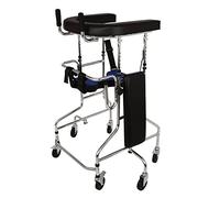 Andador Andador con Asiento, Andador para Personas Mayores Andador Estilo Brazo Lateral Andadores Verticales Andador con Ruedas Ajustable En Altura Ayuda para Movilidad para Personas Mayores Entrenam