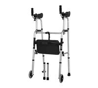 Andador, Andador para Personas Mayores Altura Ajustable Plegable Aleación de Aluminio Polea Persona Discapacitada Equipo de Rehabilitación para Caminar Es muy amable de su parte