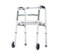Andador, Andador Plegable con Ruedas Andadoras y Ayuda para la Movilidad del Asiento Andadores Ayudas para Caminar de Altura Ajustable Marco para Caminar Ligero para Personas Mayores little surprise
