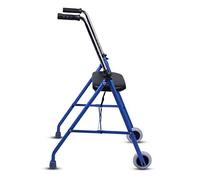 Andador, andador plegable con ruedas de 4 pulgadas, andador para caminar que ahorra espacio, andador con ruedas de viaje ligero, plegable y ajustable en altura para adultos mayores Todo está bien