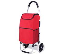 Andador, andador plegable con ruedas dobles, bolsa de almacenamiento desmontable, bolsa Oxford impermeable utilizada por personas mayores cuando van de compras It's so kind of you