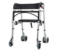 Andador Andadores plegables con ruedas de aluminio for personas mayores y adultos, rehabilitación de pie, altura ajustable(Color5)