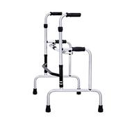 Andador Andadores plegables con ruedas para personas mayores, andadores verticales de aluminio portátiles para discapacitados con asa, andadores estándar de altura ajustable