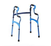 Andador, andadores plegables de altura ajustable, ligeros, de aleación de aluminio, ayuda para caminar para adultos mayores discapacitados