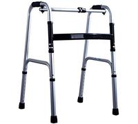 Andador auxiliar plegable de cuatro patas para ancianos, ligero, de aluminio, estrella de luz